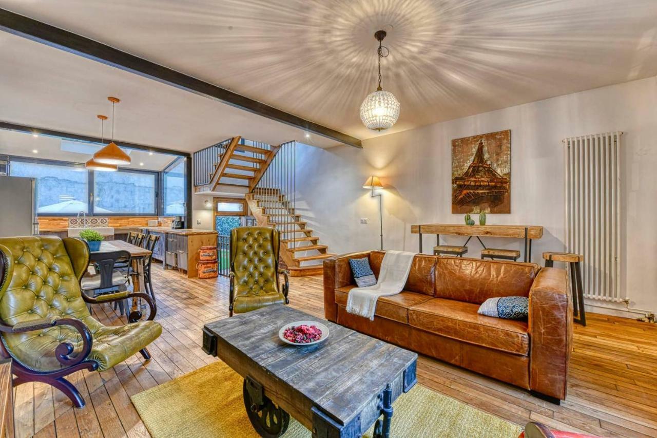 הוילה סן-דני Chic And Vintage House With Garden מראה חיצוני תמונה